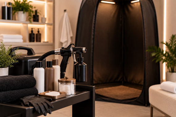 What is OptiGlow Spray Tanning?